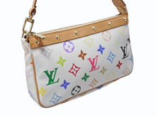 画像をギャラリービューアに読み込む, 極美品 LOUIS VUITTON ルイヴィトン ポシェット アクセソワール アクセサリーポーチ M92649 モノグラム マルチカラー 村上隆 中古 4b005008