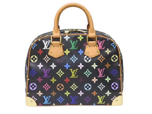 Load image into Gallery viewer, 極美品 LOUIS VUITTON ルイヴィトン トゥルーヴィル ハンドバッグ M92662 モノグラム マルチカラー ブラック 村上隆 中古 4b005009
