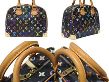 Load image into Gallery viewer, 極美品 LOUIS VUITTON ルイヴィトン トゥルーヴィル ハンドバッグ M92662 モノグラム マルチカラー ブラック 村上隆 中古 4b005009