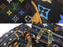 Load image into Gallery viewer, 極美品 LOUIS VUITTON ルイヴィトン トゥルーヴィル ハンドバッグ M92662 モノグラム マルチカラー ブラック 村上隆 中古 4b005009