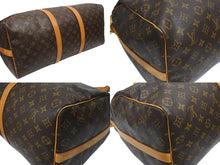 画像をギャラリービューアに読み込む, LOUIS VUITTON ルイヴィトン モノグラム キーポルバンドリエール50 ブラウン M41416 ボストンバッグ 美品 中古 4b005014