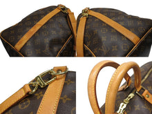 画像をギャラリービューアに読み込む, LOUIS VUITTON ルイヴィトン モノグラム キーポルバンドリエール50 ブラウン M41416 ボストンバッグ 美品 中古 4b005014