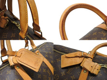 画像をギャラリービューアに読み込む, LOUIS VUITTON ルイヴィトン モノグラム キーポルバンドリエール50 ブラウン M41416 ボストンバッグ 美品 中古 4b005014