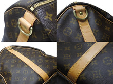 画像をギャラリービューアに読み込む, 極美品 LOUIS VUITTON ルイヴィトン キーポル バンドリエール55 ボストンバッグ M41414 モノグラム ブラウン 中古 4b005015