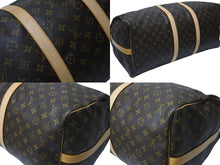 画像をギャラリービューアに読み込む, 極美品 LOUIS VUITTON ルイヴィトン キーポル バンドリエール55 ボストンバッグ M41414 モノグラム ブラウン 中古 4b005015