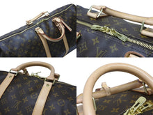画像をギャラリービューアに読み込む, 極美品 LOUIS VUITTON ルイヴィトン キーポル バンドリエール55 ボストンバッグ M41414 モノグラム ブラウン 中古 4b005015