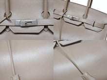 画像をギャラリービューアに読み込む, 極美品 HERMES エルメス BIRKIN バーキン 35 ハンドバッグ タデラクト アルジル ギロッシュ金具 ☐R刻印 中古 4b005020