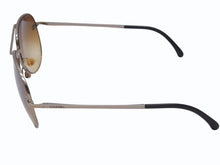 Load image into Gallery viewer, CHANEL シャネル ティアドロップ サングラス ココマーク 4189 イタリア製 メタル ブラウン シルバー金具 美品 中古 4b005037