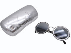 CHANEL シャネル サングラス レジン 4226 プラスチック メタル ブラック ブラックミラー金具 サイズ50◻︎26 140 美品 中古 4b005039