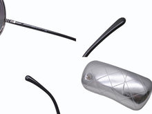 Load image into Gallery viewer, CHANEL シャネル サングラス レジン 4226 プラスチック メタル ブラック ブラックミラー金具 サイズ50◻︎26 140 美品 中古 4b005039