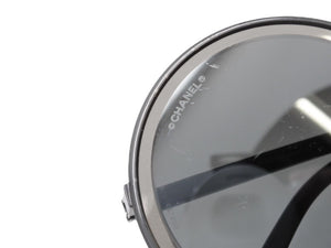 CHANEL シャネル サングラス レジン 4226 プラスチック メタル ブラック ブラックミラー金具 サイズ50◻︎26 140 美品 中古 4b005039