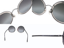 Load image into Gallery viewer, CHANEL シャネル サングラス レジン 4226 プラスチック メタル ブラック ブラックミラー金具 サイズ50◻︎26 140 美品 中古 4b005039