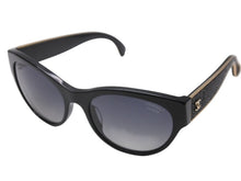 Load image into Gallery viewer, 極美品 CHANEL シャネル サングラス ココマーク BC8721049 プラスチック ガルーシャ ブラック ゴールド金具 中古 4b005041