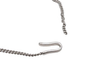 Load image into Gallery viewer, 極美品 CHANEL シャネル ネックレス アクセサリー ココマーク 04P刻印 15g ラインストーン メタル シルバー オレンジ 中古 4b005042