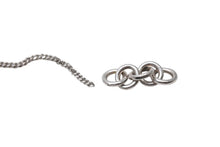 Load image into Gallery viewer, 極美品 CHANEL シャネル ネックレス アクセサリー ココマーク 04P刻印 15g ラインストーン メタル シルバー オレンジ 中古 4b005042