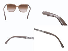 Load image into Gallery viewer, 極美品 CHANEL シャネル サングラス チェーンテンプル 5325A プラスチック メタル ブラウン シルバー金具 54◻︎17 140 中古 4b005045