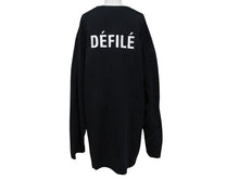 画像をギャラリービューアに読み込む, 極美品 BALENCIAGA バレンシアガ クルーネックカットソー ロゴプリント 641667TJVL4 コットン ブラック サイズM 中古 4b005049