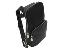 画像をギャラリービューアに読み込む, LOUIS VUITTON ルイヴィトン タイガ アヴェニュー スリングバッグ ボディバッグ M30443 ブラック シルバー金具 美品 中古 4b005050