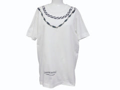 極美品 COMME des GARCONS コムデギャルソン × CHROME HEARTS クロムハーツ 半袖Tシャツ OT-T025 サイズL 2007年 クリスマス限定 中古 4b005053