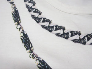 極美品 COMME des GARCONS コムデギャルソン × CHROME HEARTS クロムハーツ 半袖Tシャツ OT-T025 サイズL 2007年 クリスマス限定 中古 4b005053