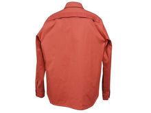 Load image into Gallery viewer, 極美品 Rick Owens リックオウエンス 21AW オーバーサイズ ボタンアップ シャツ ジャケット レッド コットン RU02A5729 サイズ52 中古 4b005054