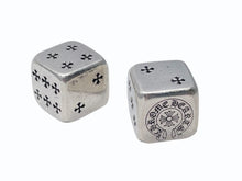Load image into Gallery viewer, CHROME HEARTS クロムハーツ DICE ダイス サイコロ 重量約57.2g CHプラス ホースシュー 2015年 クリスマス限定 シルバー 美品 中古 4b005055