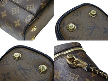 Load image into Gallery viewer, 新品同様 LOUIS VUITTON ルイヴィトン モノグラムリバース バニティNV PM 2WAYハンドバッグ M45165 ブラウン ゴールド金具 中古 4b005061