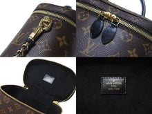 Load image into Gallery viewer, 新品同様 LOUIS VUITTON ルイヴィトン モノグラムリバース バニティNV PM 2WAYハンドバッグ M45165 ブラウン ゴールド金具 中古 4b005061