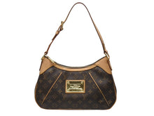 Load image into Gallery viewer, 極美品 LOUIS VUITTON ルイヴィトン ハンドバッグ ワンショルダー M56384 テムズPM モノグラム ブラウン ゴールド金具 中古 54436