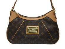 Load image into Gallery viewer, 極美品 LOUIS VUITTON ルイヴィトン ハンドバッグ ワンショルダー M56384 テムズPM モノグラム ブラウン ゴールド金具 中古 54436