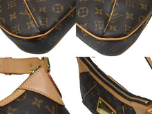 Load image into Gallery viewer, 極美品 LOUIS VUITTON ルイヴィトン ハンドバッグ ワンショルダー M56384 テムズPM モノグラム ブラウン ゴールド金具 中古 54436