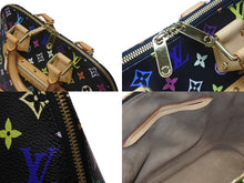 Load image into Gallery viewer, 極美品 LOUIS VUITTON ルイヴィトン アルマPM ハンドバッグ M40444 モノグラム マルチカラー ブラック 村上隆 中古 4b005065