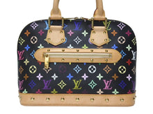 Load image into Gallery viewer, 極美品 LOUIS VUITTON ルイヴィトン アルマPM ハンドバッグ M40444 モノグラム マルチカラー ブラック 村上隆 中古 4b005065