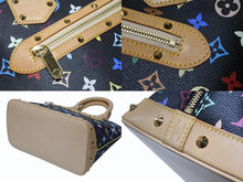 Load image into Gallery viewer, 極美品 LOUIS VUITTON ルイヴィトン アルマPM ハンドバッグ M40444 モノグラム マルチカラー ブラック 村上隆 中古 4b005065