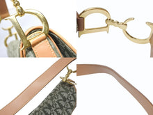 Load image into Gallery viewer, Christian Dior クリスチャンディオール サドルバッグ ワンショルダーバッグ RU 0071 トロッター カーキ ガリアーノ期 美品 中古 4b005069