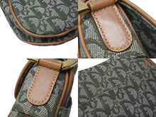 Load image into Gallery viewer, Christian Dior クリスチャンディオール サドルバッグ ワンショルダーバッグ RU 0071 トロッター カーキ ガリアーノ期 美品 中古 4b005069