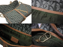 Load image into Gallery viewer, Christian Dior クリスチャンディオール サドルバッグ ワンショルダーバッグ RU 0071 トロッター カーキ ガリアーノ期 美品 中古 4b005069