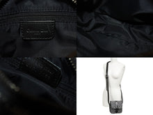 画像をギャラリービューアに読み込む, Christian Dior クリスチャンディオール ショルダーバッグ 04RU 0053 トロッター キャンバス レザー ブラック ガリアーノ期 美品 中古 4b005070