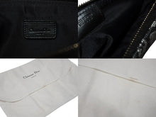 画像をギャラリービューアに読み込む, 新品同様 ChristianDior クリスチャンディオール サドルポーチ ワンショルダーバッグ SLO44012 トロッター ブラック ガリアーノ期 中古 4b005071