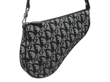 画像をギャラリービューアに読み込む, 新品同様 ChristianDior クリスチャンディオール サドルポーチ ワンショルダーバッグ SLO44012 トロッター ブラック ガリアーノ期 中古 4b005071