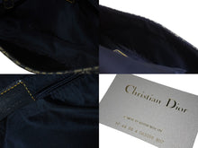 画像をギャラリービューアに読み込む, Christian Dior クリスチャンディオール マリスパール ワンショルダーバッグ PZ 0901 トロッター ネイビー ガリアーノ期 美品 中古 4b005072
