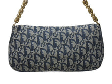 画像をギャラリービューアに読み込む, Christian Dior クリスチャンディオール マリスパール ワンショルダーバッグ PZ 0901 トロッター ネイビー ガリアーノ期 美品 中古 4b005072