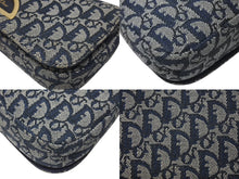 画像をギャラリービューアに読み込む, Christian Dior クリスチャンディオール マリスパール ワンショルダーバッグ PZ 0901 トロッター ネイビー ガリアーノ期 美品 中古 4b005072