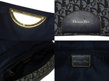 画像をギャラリービューアに読み込む, Christian Dior クリスチャンディオール マリスパール ワンショルダーバッグ PZ 0901 トロッター ネイビー ガリアーノ期 美品 中古 4b005072