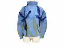 画像をギャラリービューアに読み込む, 極美品 me ISSEY MIYAKE ミーイッセイミヤケ 長袖カットソー MI41FJ631 フリーサイズ プリーツ ハイネック ブルー 中古 4b005077