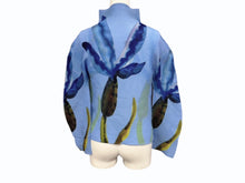 画像をギャラリービューアに読み込む, 極美品 me ISSEY MIYAKE ミーイッセイミヤケ 長袖カットソー MI41FJ631 フリーサイズ プリーツ ハイネック ブルー 中古 4b005077