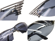 画像をギャラリービューアに読み込む, Jean Paul GAULTIER ジャンポールゴルチェ サングラス アイウェア ブラック シルバー プラスチック メタル 美品 中古 4b005079