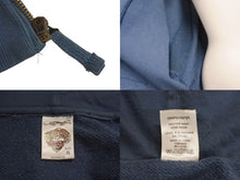 画像をギャラリービューアに読み込む, Ed Hardy エドハーディ グラフィックプリント ジップアップパーカー ネイビー ポリエステル サイズXL 美品 中古 4b005080