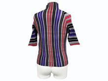 画像をギャラリービューアに読み込む, 極美品 ISSEY MIYAKE イッセイミヤケ PLEATS (T.) 半袖トップス PP68FK845 サイズ3 プリーツ マルチカラー 中古 4b005081