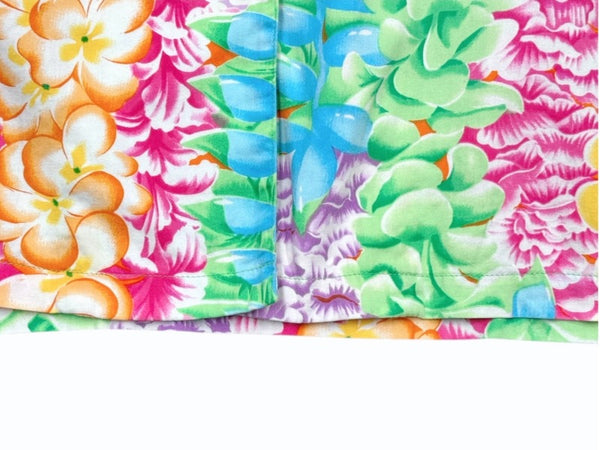 極美品 ISSEY MIYAKE イッセイミヤケ アロハシャツ オープンカラーシャツ RG12048 サイズ9 マルチカラー ココナッツボタン 花柄 中古 4b005082